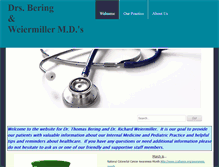 Tablet Screenshot of beringweiermillermd.com